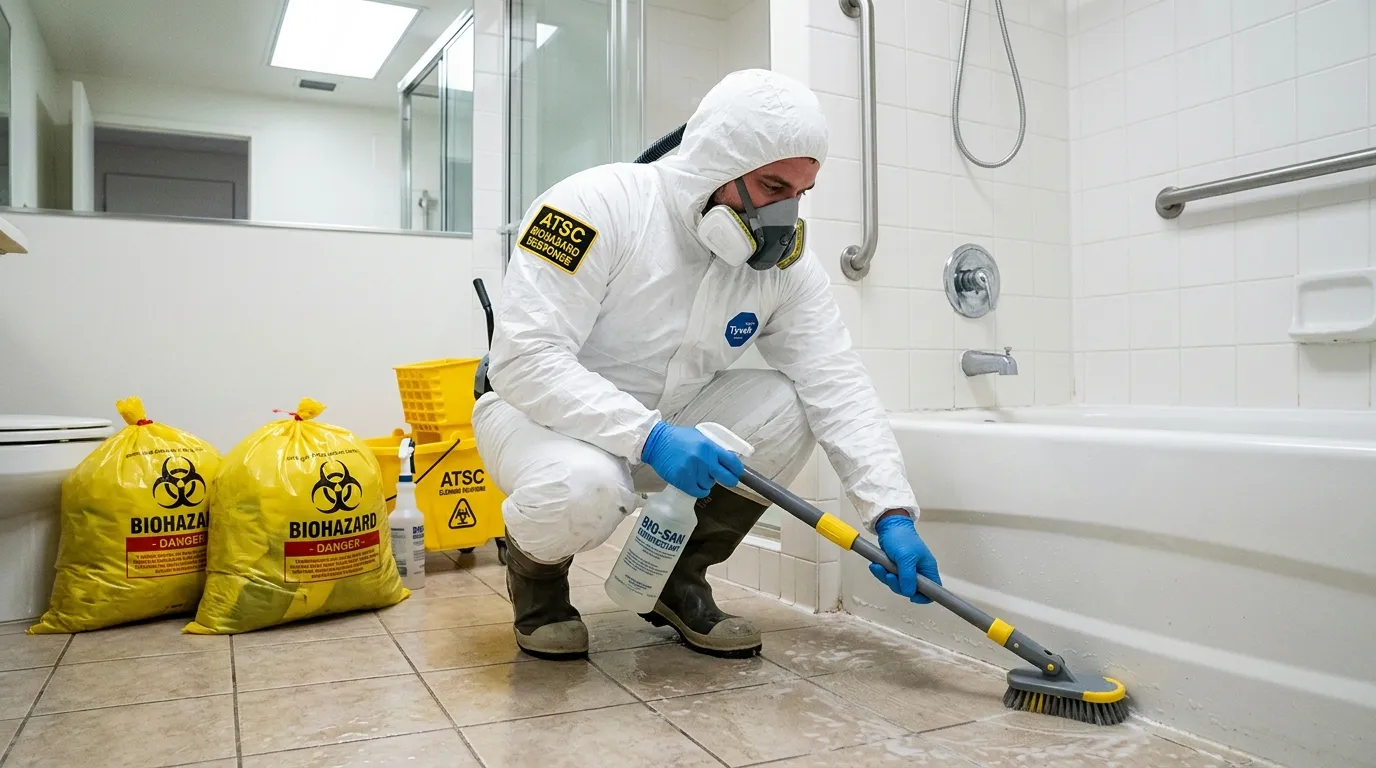 Decontamination equipment deployed for Blood Cleanup in Wakefield